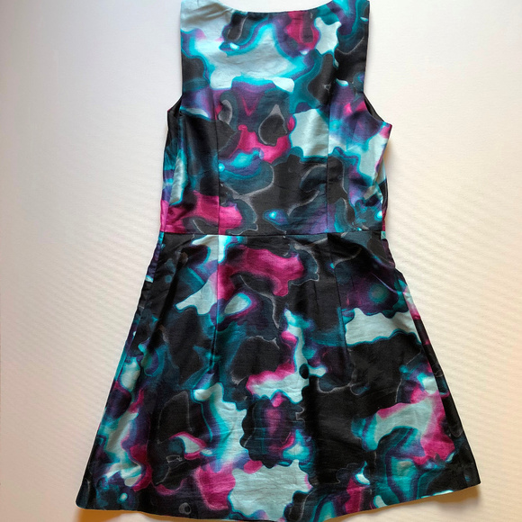 REDUCED Kensie Fit & Flare, Blue Pink Multi, sz M - Picture 7 of 7